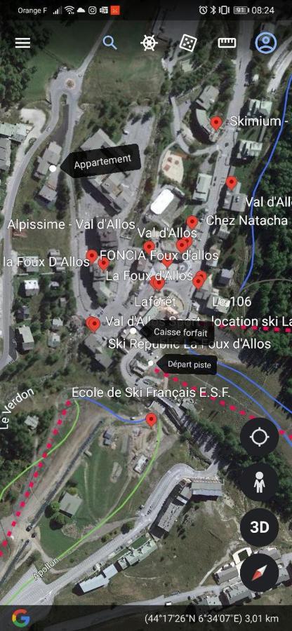 La Foux D'Allos - Studio 4 Couchages, Tres Proche Centre Station ภายนอก รูปภาพ